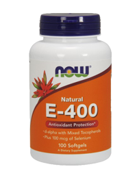 NOW Vitamin E-400 + Selenium 100mcg