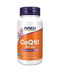 NOW CoQ10 100 mg with Hawthorn Berry