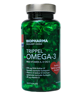 BIOPHARMA TRIPPEL NORVEŠKA OMEGA 3