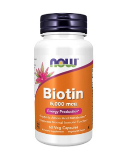 NOW Biotin 5000mcg 60Vkap