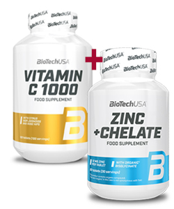 BioTech Vitamin C-1000mg + Zinc+Chelate 25mg