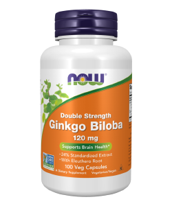 NOW GInkgo Biloba 120mg 100Veg.Caps