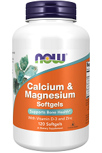 NOW Calcium and Magnesium (120 softgela)