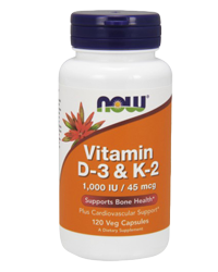 NOW Vitamin D-3 & K-2